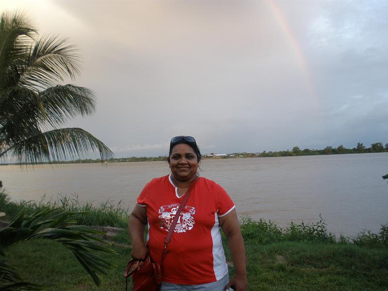 Deveka - rainbow on Suriname River